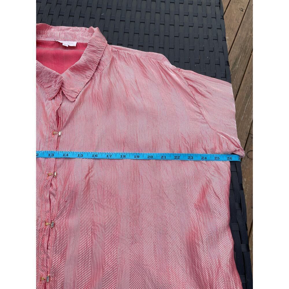 Roberto Cavalli Pink Silk Button-Front Blouse - Picture 6 of 13